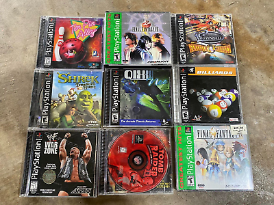 #ad Lot of 9 Sony PlayStation 1 PS1 Video Games $59.99