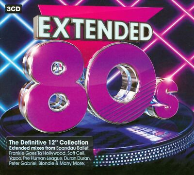 #ad VARIOUS ARTISTS EXTENDED 80S: THE DEFINITIVE 12quot; COLLECTION NEW CD $16.94