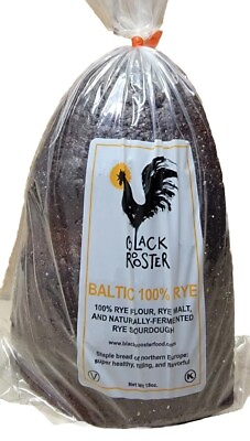 #ad Authentic 100% Baltic Rye Sourdough Natural European Bread Kosher Vegan $8.99