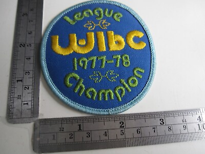 #ad Vintage WIBC 1977 1978 League Champion Bowling Patch BIS $3.29