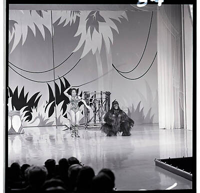 #ad The Norbu Novelty Gorilla Act On Hollywood Palace 1964 OLD TV PHOTO 4 AU $8.50
