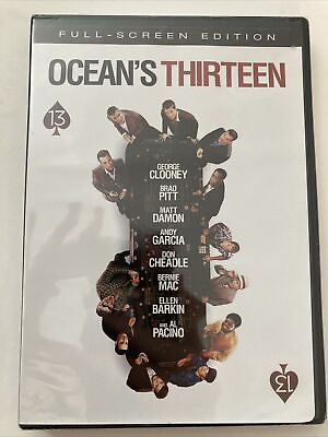 #ad BRAND NEW OCEAN#x27;S THIRTEEN DVD Brad Pitt Matt Damon Oceans 13 Movie Vegas Gamble $3.99