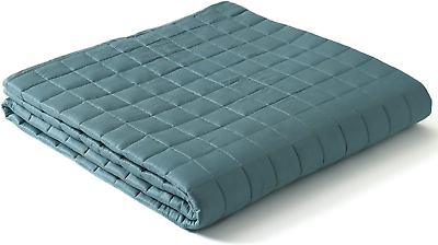 #ad Exclusive Kids Cooling Weighted Blanket Smallest Compartments with Glass Beads $92.99