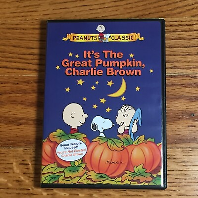 #ad Its the Great Pumpkin Charlie Brown DVD 2000 Bonus Not Elected Peanuts Classic $24.99