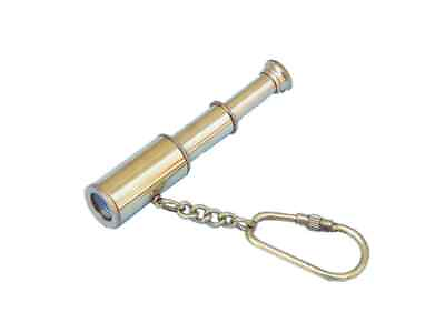 #ad 6quot; Solid Brass Telescope Key Chain Key ring Gift $20.00