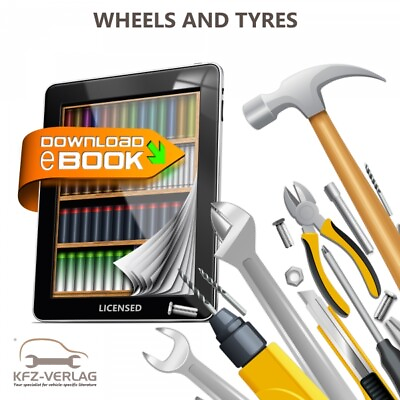 #ad VW EOS type 1F 2006 2015 wheels and tyres repair workshop manual pdf ebook EUR 9.00