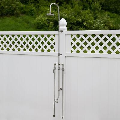 #ad Signature Hardware Stainless Steel Outdoor Shower $79.95
