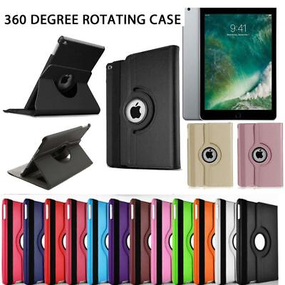 #ad 360 Rotating PU Leather Case Cover For Apple iPad Pro 12.9 Inch 2018 3rd Gen GBP 7.99