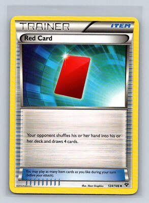 #ad Red Card #124 146 XY Base Set Uncommon Pokemon Cards D63 $1.50