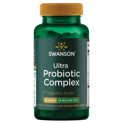 #ad Swanson ultra probiotic complex 30 billion Cfu 60 Veggie Capsules $19.94