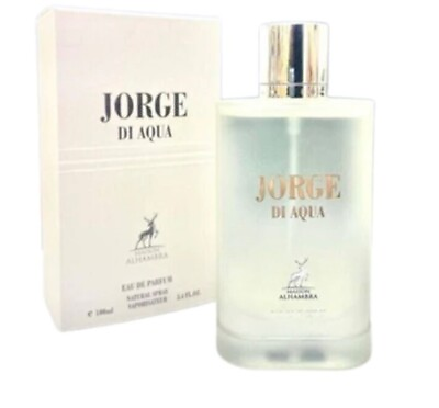 #ad Jorge Di Aqua EDP Perfume By Alhambra Lattafa 3.4 oz 100 ml New Free Shipping $24.99