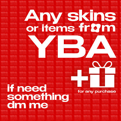#ad Roblox YBA Your Bizzare Adventure Any Skins Or Items For Cheapest Price $6.59