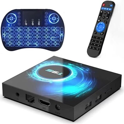 #ad New Super T95 Smart Box 4K 6K Ultra HDR TV Box Bluetooth Free Lifetime Channels $119.99