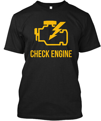 #ad Check Engine Light Funny Tee T Shirt $21.52