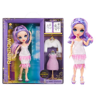 #ad Rainbow High Fantastic Fashion Violet Willow Purple 11 Fashion Doll and Playset $17.44