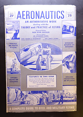 #ad Aeronautics Magazine #28 1941 National Aeronautics Council $6.00