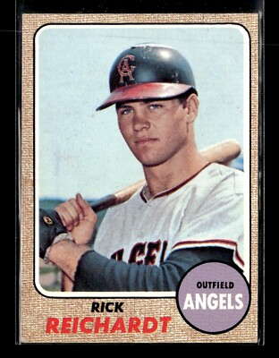 #ad 1968 Topps Rick Reichardt California Angels #570 $1.99