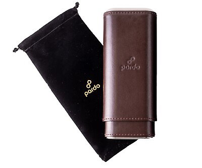 #ad Pardo Cigar Case Genuine Leather with Spanish Cedar Lining $24.99
