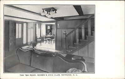 #ad Raymond New Hampshire NH Women#x27;s Civic Club Tea Room Vintage Postcard $8.41
