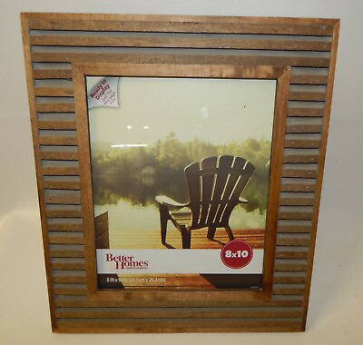 #ad Better Homes amp; Gardens 8x10 Rustic Country Cabin Primitive Wooden Picture Frame $24.99