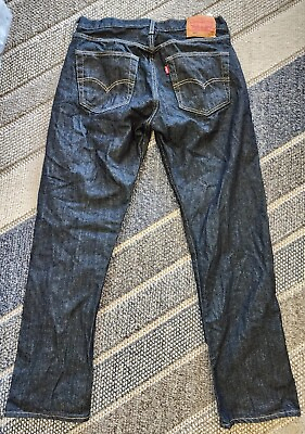 #ad Levi#x27;s Men#x27;s 501 Original Shrink To Fit Jeans Straight Leg Button Fly 33W x 32L $63.99