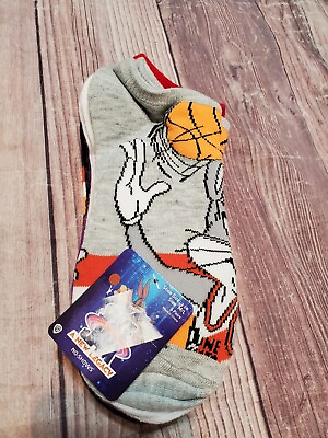 #ad Youth Kids Space Jam Socks 6 Pairs Looney Tunes No Show Sz 3 10 M L NEW $12.00