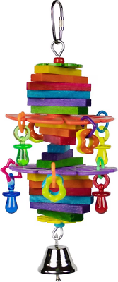 #ad Jolly Jingler Bird Toy Shreddable Parrot Toy Chewing Bird Toy Bird Supplies $14.99