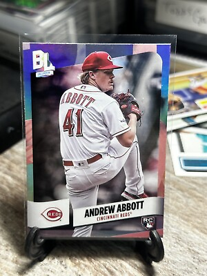 #ad 2024 Topps Big League Andrew Abbott RC #206 SP Uncommon Rainbow Foil Rookie Card $1.25
