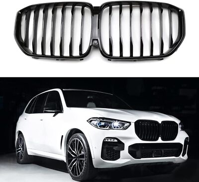 #ad Front Kidney Grille For BMW X5 G05 2019 2022 2023 Gloss Black M Performance $52.99