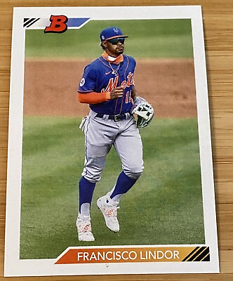 #ad SUPERSTAR Francisco Lindor New York Mets 2021 Bowman TBT Card #37 $4.99