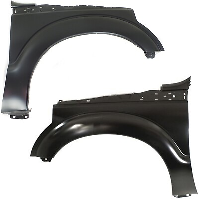 #ad Fender Set For 2011 2016 Ford F 250 Super Duty Front Primed Steel Pair $253.93