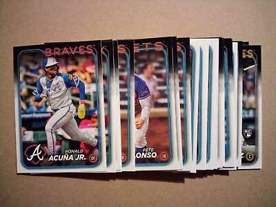 #ad 2024 Topps Series 1 Baseball Cards Complete Your Set Base Rookies Inserts $0.99