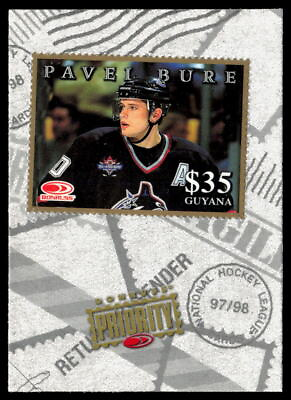 #ad Pavel Bure 1997 98 Donruss Priority Stamps #NNO NMT $3.99