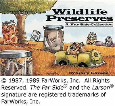 #ad Wildlife Preserves Paperback By Gary Larson GOOD $3.98