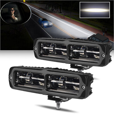 #ad 2X 6inch LED Work Light Bar Spot Pods Fog Lamp Offroad Driving Truck 4WD SUV ATV $39.98