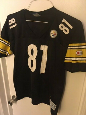 RETRO PITTSBURGH STEELERS CHAMPION TROY EDWARDS #81 JERSEY YOUTH LARGE 14 16 $19.99