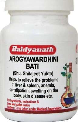 #ad Baidyanath Arogyavardhini Vati I Ayurvedic Digestive Supplement I 80 Tablet#x27;s $18.62