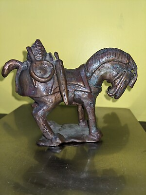 #ad Vintage Handmade Signed Lee Kampf Bronze Sculpture Horse L1 D $150.00