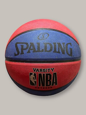 #ad Spalding NBA Basketball Ball Size 7 Varsity Street Rubber Red Blue Official $19.90