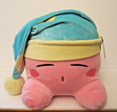 #ad Plush Kirby Sleeping Nintendo 10quot; Just Toys Big Plush NEW $15.25