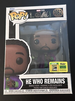#ad 2022 SDCC EXCLUSIVE FUNKO POP LOKI HE WHO REMAINS OFFICIAL CON BOOTH STICKER $32.00