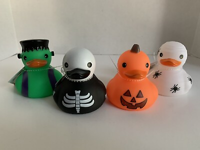 #ad Target Bullseye Playground Halloween Rubber Ducks Set Of Four New With Tags $19.99