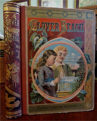 #ad Clover Beach for Boys and Girls Children#x27;s Stories 1880 Vandegrift juvenile book $62.50