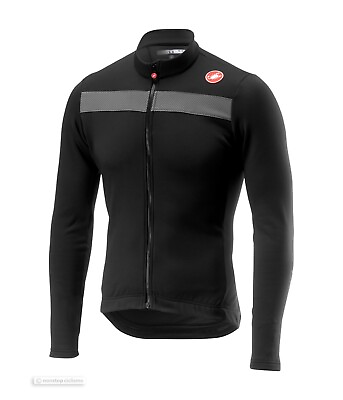 #ad Castelli PURO 3 Long Sleeve Cycling Jersey : LIGHT BLACK $97.46