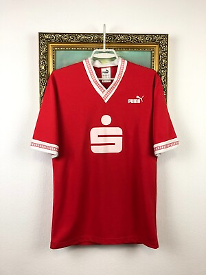 #ad Vintage Puma Football Soccer Jersey Shirt Rare Size S $65.00