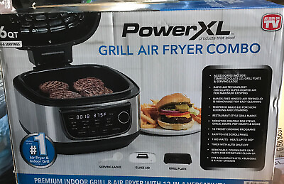 #ad 🧆 Power XL Grill Air Fryer ComboPower XL 6 qt 12 IN 1 Indoor🆕AS SHOWN‼️ $69.99