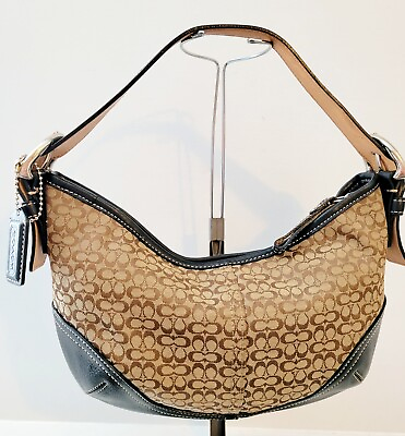 #ad Coach Handbag Purse 6351 Soho Mini Signature Jacquard Leather Dust Bag $125.00
