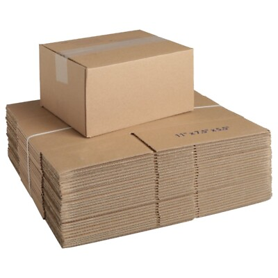 #ad 11quot; x 7.5quot; x 5.5quot; Recycled Shipping Boxes Corrugated Cardboard Boxes 30 Count $15.82