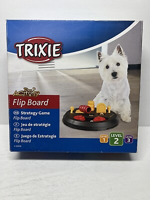 #ad TRIXIE Pet Products 32026 Dog Activity Flip Board Level 2 Dog Treat Dish $10.50