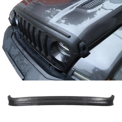 #ad Hood Stone Guard Hood Air Deflector Bug Shield ABS For Jeep Wrangler JL JLU 18 $110.99